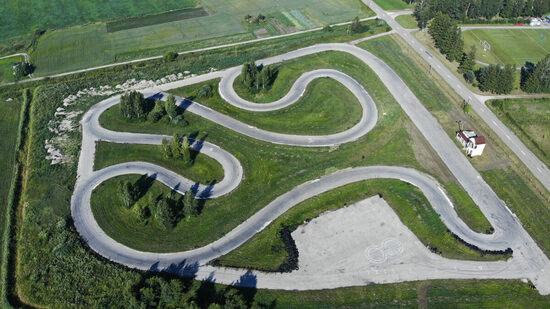 Rudes kartingu trase